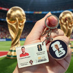 2026 World Cup Soccer Star Keychain Set - Messi, Neymar, Mbappe, Ronaldo Collectible Keyring - FIFA Hype Shop