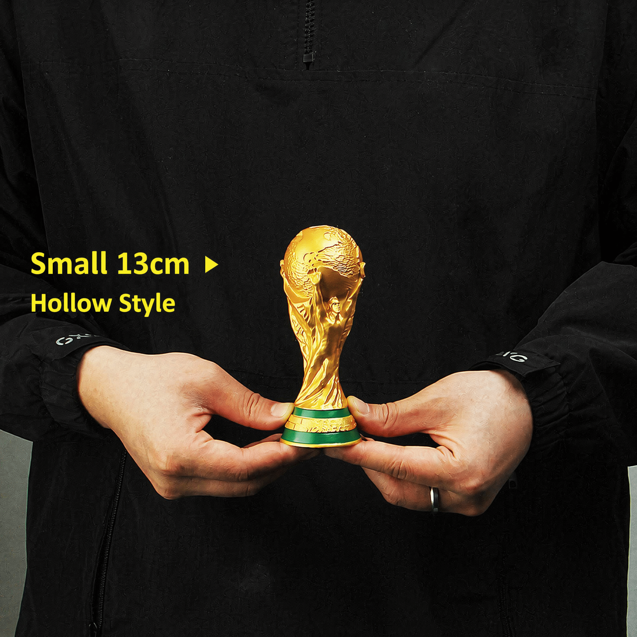 2026 World Cup Trophy Replica – Matte Gold & Gold With Black Base, Multi-Size Desk Collectible - FIFA Hype Shop