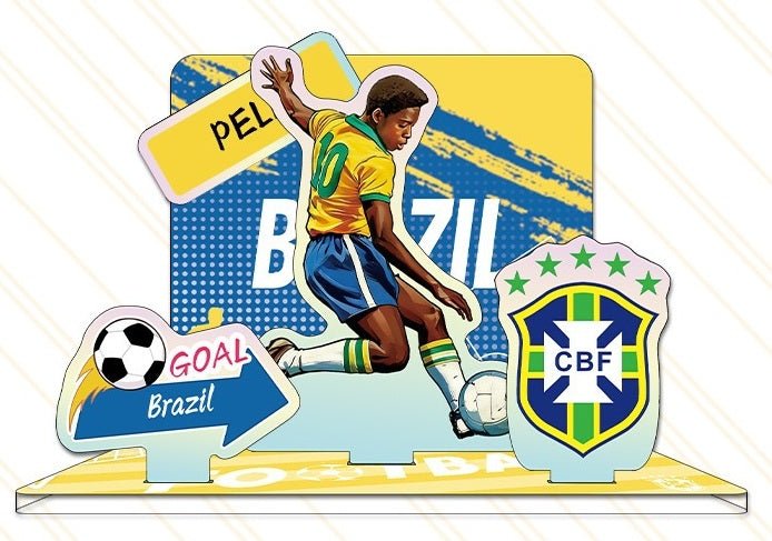 Customizable Soccer Star Standee – 2026 World Cup Football Figure, Desktop Display Acrylic Collectible for Fans - FIFA Hype Shop