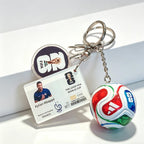 2026 World Cup Soccer Star Keychain Set - Messi, Neymar, Mbappe, Ronaldo Collectible Keyring - FIFA Hype Shop