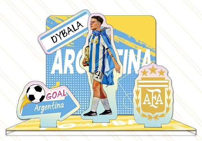 Customizable Soccer Star Standee – 2026 World Cup Football Figure, Desktop Display Acrylic Collectible for Fans - FIFA Hype Shop